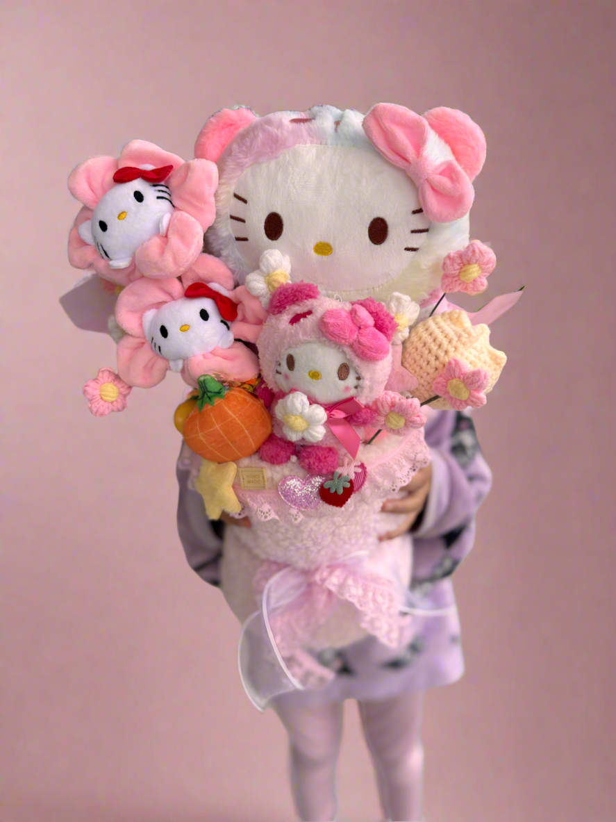 purrty kitty bouquet